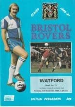 Bristol Rovers v Watford  04-Nov-1980