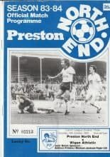 Preston North End v Wigan Athletic 15-Oct-1983