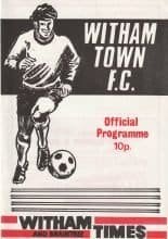 Witham Town v Wivenhoe Town 26-Sep-1981