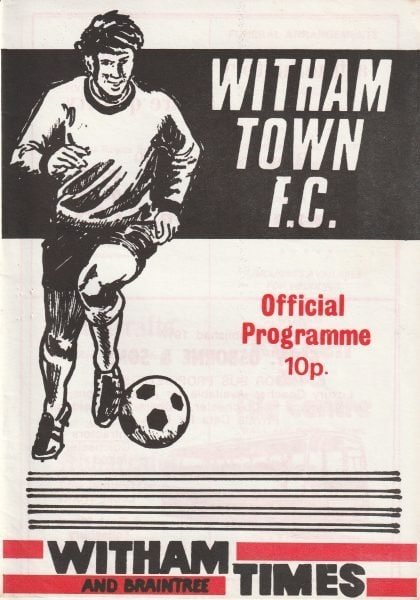 Witham Town v Wivenhoe Town 26-Sep-1981