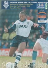 Preston North End v Wycombe Wanderers 21-Feb-1998
