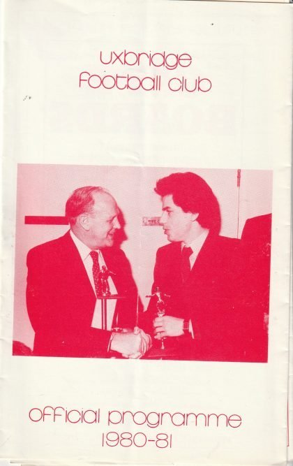 Uxbridge v Windsor & Eton 25-Apr-1981