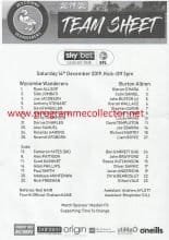 Wycombe Wanderers v Burton Albion 14-Dec-2019