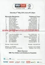 Wycombe Wanderers v Fleetwood Town 04-May-2019