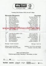 Wycombe Wanderers v Rochdale 23-Oct-2018