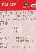 Crystal Palace v Crawley Town 23-Aug-2011