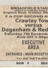 Crawley Town v Dagenham & Redbridge 07-Dec-2002