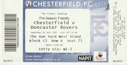 Chesterfield v Doncaster Rovers  29-Jul-2017