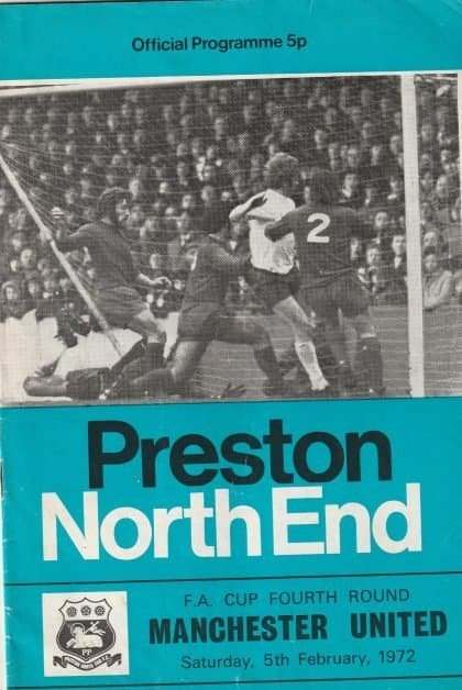 Preston North End v Manchester United 05-Feb-1972