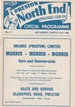 Preston North End v Charlton Athletic 23-Mar-1963