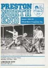 Preston North End v Lincoln City 02-May-1983