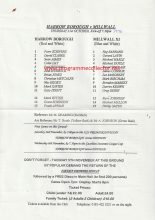 Harrow Borough v Millwall  31-Oct-1996