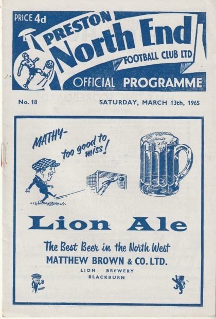 Preston North End v Portsmouth 13-Mar-1965
