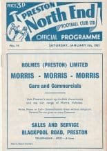 Preston North End v Sunderland 05-Jan-1963