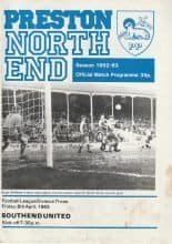 Preston North End v Southend United 08-Apr-1983