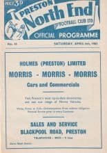 Preston North End v Sunderland 06-Apr-1963