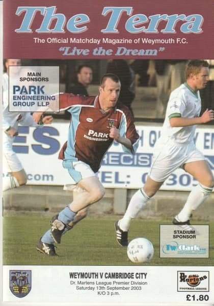 Weymouth v Cambridge City 13-Sep-2003