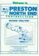 Preston North End v Wolverhampton Wanderers 28-Feb-1987