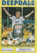 Preston North End v Huddersfield Town 19-Oct-1991