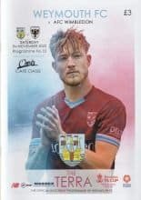 Weymouth v AFC Wimbledon 05-Nov-2022