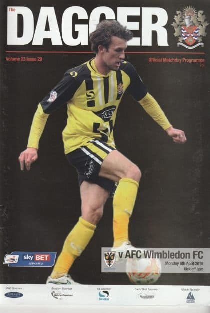 Dagenham & Redbridge v AFC Wimbledon 06-Apr-2015