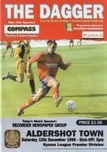 Dagenham & Redbridge v Aldershot Town 12-Dec-1998