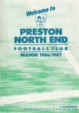 Preston North End v Aldershot 18-Oct-1986