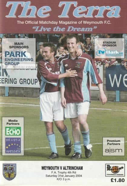 Weymouth v Altrincham 31-Jan-2004