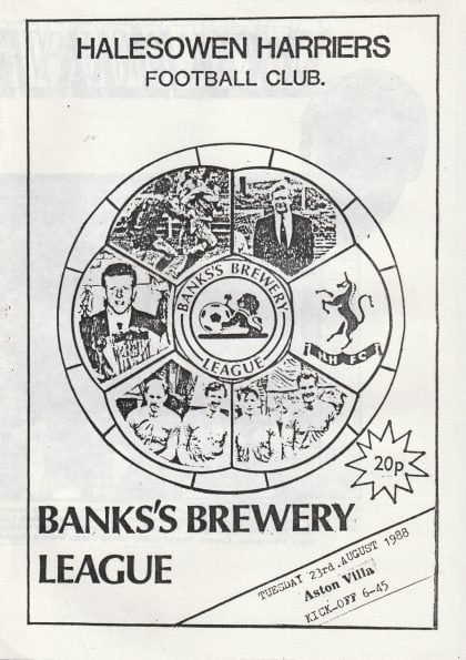Halesowen Harriers v Aston Villa 23-Aug-1988