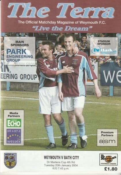 Weymouth v Bath City 20-Jan-2004