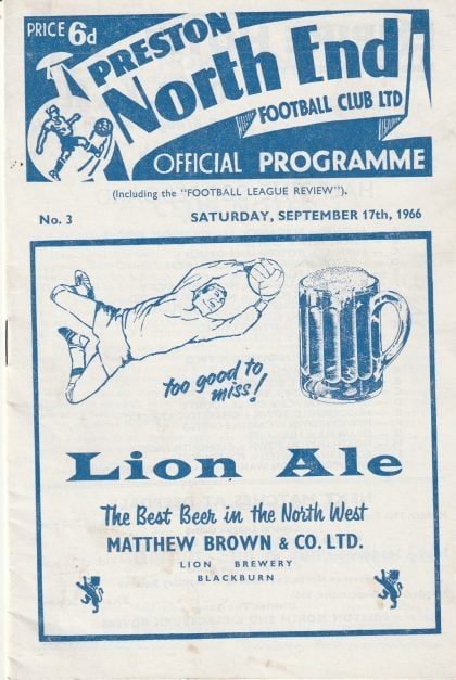 Preston North End v Birmingham City 17-Sep-1966