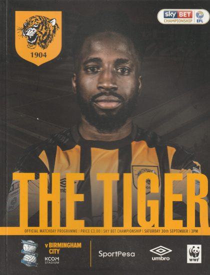 Hull City v Birmingham City 30-Sep-2017