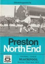 Preston North End v Blackpool 22-Apr-1972