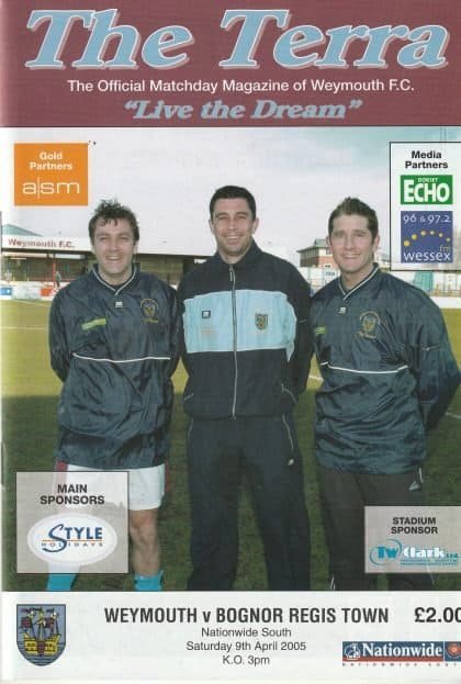 Weymouth v Bognor Regis Town 09-Apr-2005