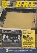 Preston North End v Bolton Wanderers 17-Jan-1989