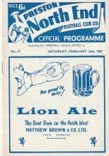 Preston North End v Bolton Wanderers 25-Feb-1967