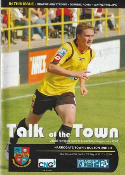 Harrogate Town v Boston United 28-Aug-2010