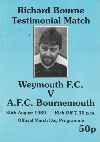 Weymouth v AFC Bournemouth 30-Aug-1989