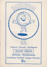 Hartlepool United v Bournemouth & Boscombe Athletic 10-Aug-1968