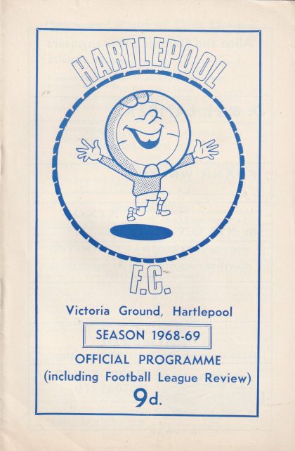 Hartlepool United v Bournemouth & Boscombe Athletic 10-Aug-1968