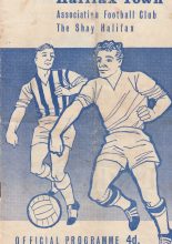 Halifax Town v Bradford Park Avenue 12-Sep-1964