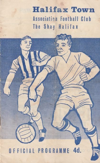 Halifax Town v Bradford Park Avenue 12-Sep-1964