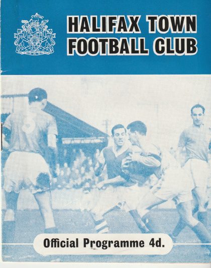Halifax Town v Bradford City  17-Sep-1960