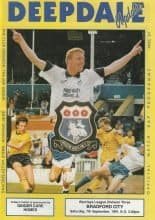 Preston North End v Bradford City 07-Sep-1991