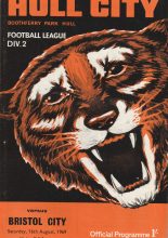 Hull City v Bristol City 16-Aug-1969