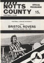 Notts County v Bristol Rovers 14-Oct-1978