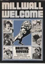 Millwall v Bristol Rovers 02-Oct-1976