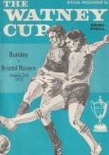 Burnley v Bristol Rovers 02-Aug-1972