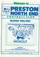 Preston North End v Burnley 28-Mar-1987