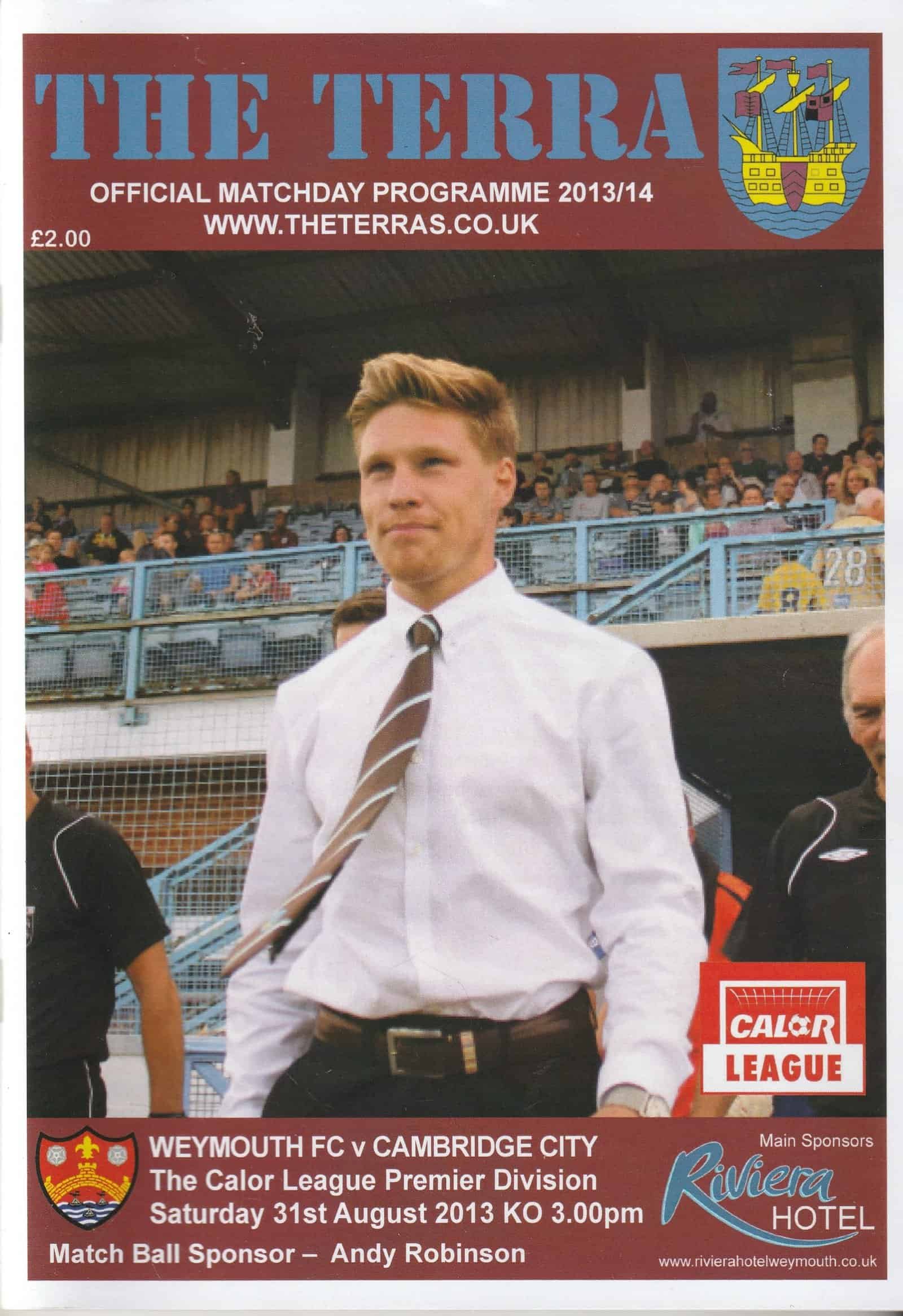 Weymouth v Cambridge City 31-Aug-2013